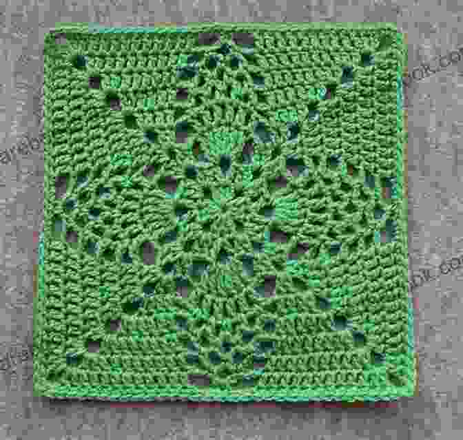 A Beautiful Pineapple Square Crochet Pattern With Intricate Details And A Timeless Appeal. Pineapple Square S 747 Vintage Crochet Pattern