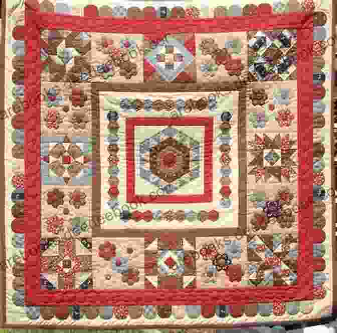 A Beautiful Strip Paper Pieced Medallion Quilt With A Vibrant Color Scheme Spiral Lone Star Quilt: Strip Paper Pieced Medallion Quilt