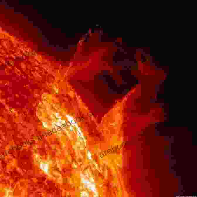 A Breathtaking Image Of A Solar Prominence, Showcasing Its Delicate, Arching Structure Extending From The Sun's Surface. Dark Side Of The Sun: A Regency Era Dark Romance Novel