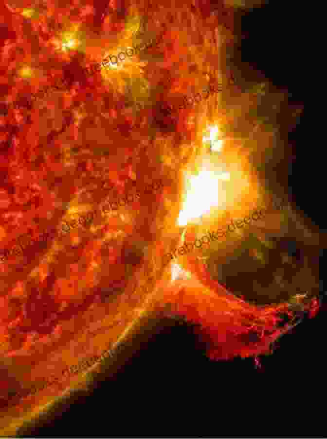 A Captivating Image Of A Solar Flare, Capturing The Explosive Release Of Energy From The Sun's Surface. Dark Side Of The Sun: A Regency Era Dark Romance Novel