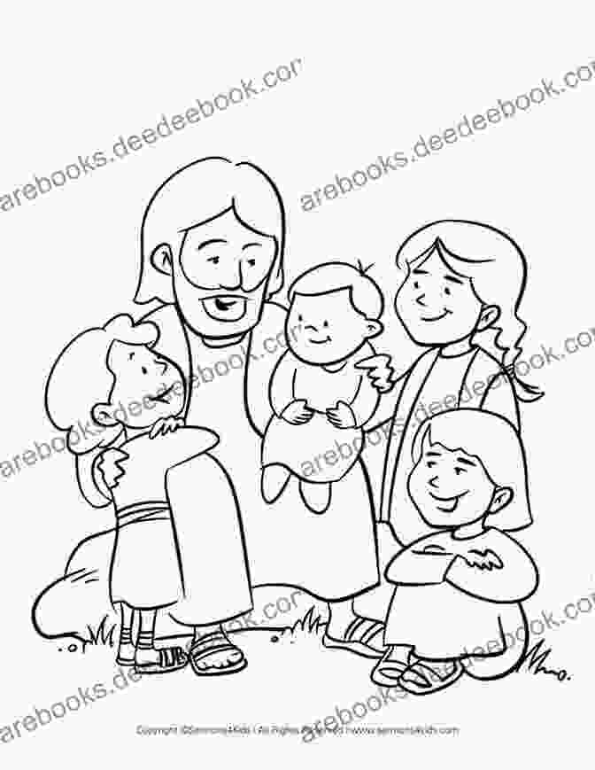 A Child Coloring A Page From The 'Jesus Loves Everybody Especially Me' Coloring Book Jesus Loves Everybody: Especially Me: Coloring