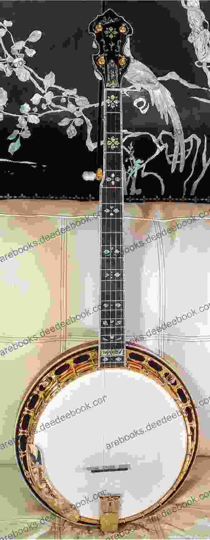 A Close Up Of A Scruggs Banjo, Highlighting Its Intricate Fingerboard And Resonator 5 String Banjo Styles For 6 String Guitar