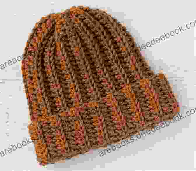A Crochet Hat Made With Brown Yarn. Crochet: 18 Beautiful One Night Crochet Projects To Try Right Now : (Crochet Accessories Crochet Patterns Crochet Easy Crocheting)