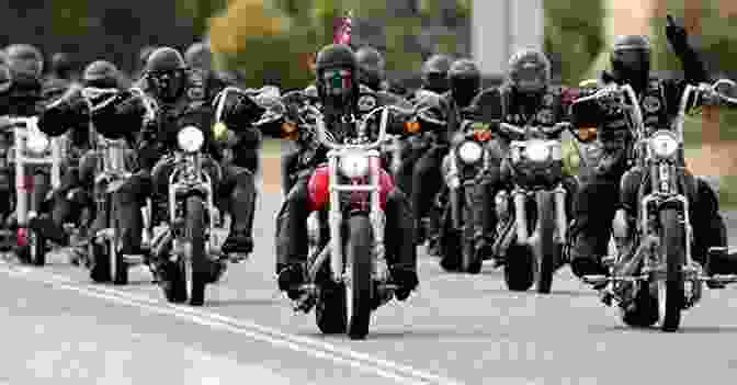 A Group Of Hellions Motorcycle Club Members Riding Their Motorcycles Through A Scenic Mountain Pass. Breathe For It: Hellions Motorcycle Club (Hellions Ride On 5)