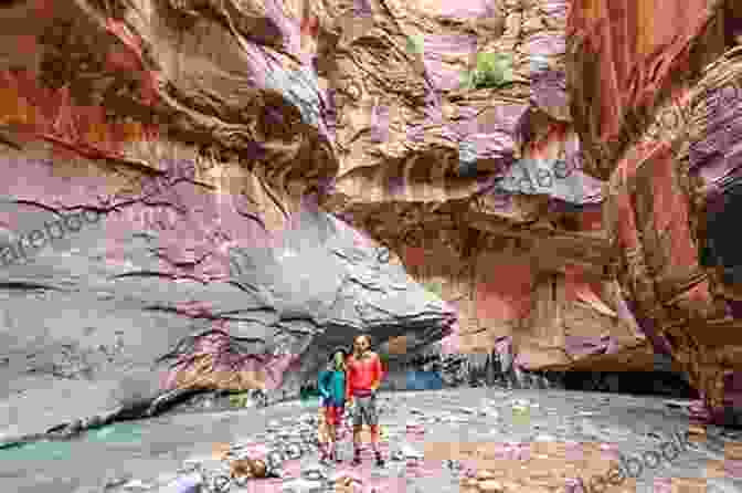 A Hiker Wades Through The Narrow Canyon Of The Narrows In Zion National Park. This Could Indeed Be The Path Less Traveled Complete With Over 100 Pictures Of Cusco Machu Picchu And More