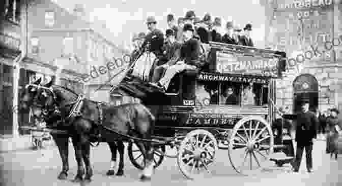 A Horse Drawn Bus From The Early 1900s. The Golden Age Of Buses Trams: Essential Transport