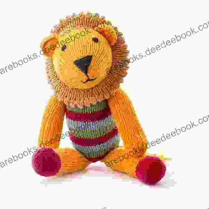 A Majestic Knitted Lion, Perfect For Adding A Touch Of The Savannah To Your Home Décor Faux Taxidermy Knits: 15 Wild Animal Knitting Patterns