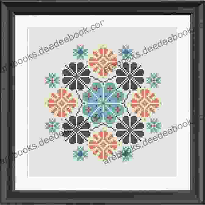 A Modern Counted Cross Stitch Pattern Featuring A Geometric Tessellation More Than 101 Kawaii Cross Stitch Patterns: Modern Counted Cross Stitch Patterns Easy Cute Designs For Beginners Themes (Animals Creatures Nature Christmas Valentine Halloween Drinks Food)