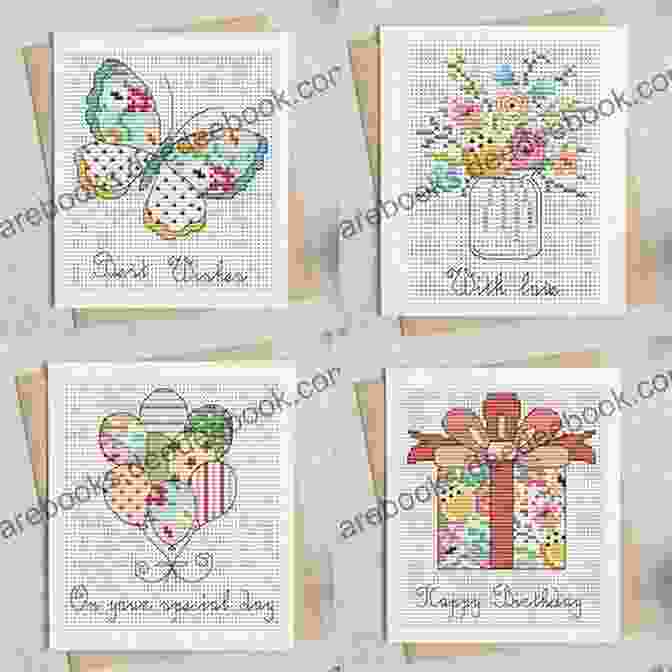 A Modern Counted Cross Stitch Pattern Featuring An Array Of Vibrant Flowers More Than 101 Kawaii Cross Stitch Patterns: Modern Counted Cross Stitch Patterns Easy Cute Designs For Beginners Themes (Animals Creatures Nature Christmas Valentine Halloween Drinks Food)