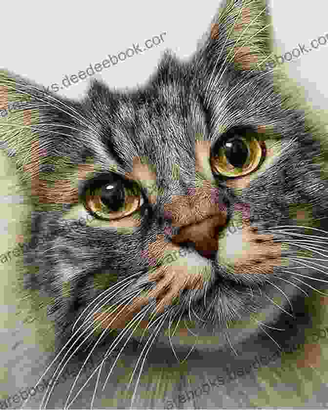 A Realistic Cat With Lifelike Details Counted Cross Stitch Patterns: Cat Cross Stitch Patterns 51