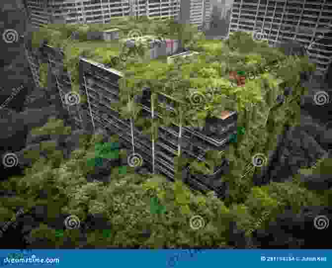 A Towering Skyscraper In Ruins, With Vines And Greenery Growing Over Its Broken Windows And Crumbling Facade, Symbolizing The Fallen Grandeur Of The Last City. The Last City: Lies Legends (The Last City 3)