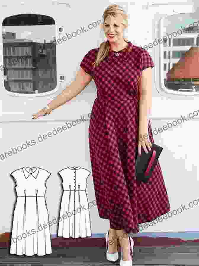 A Woman Sewing A Fall Dress. Sew News: 5 Inspiring Patterns For Fall