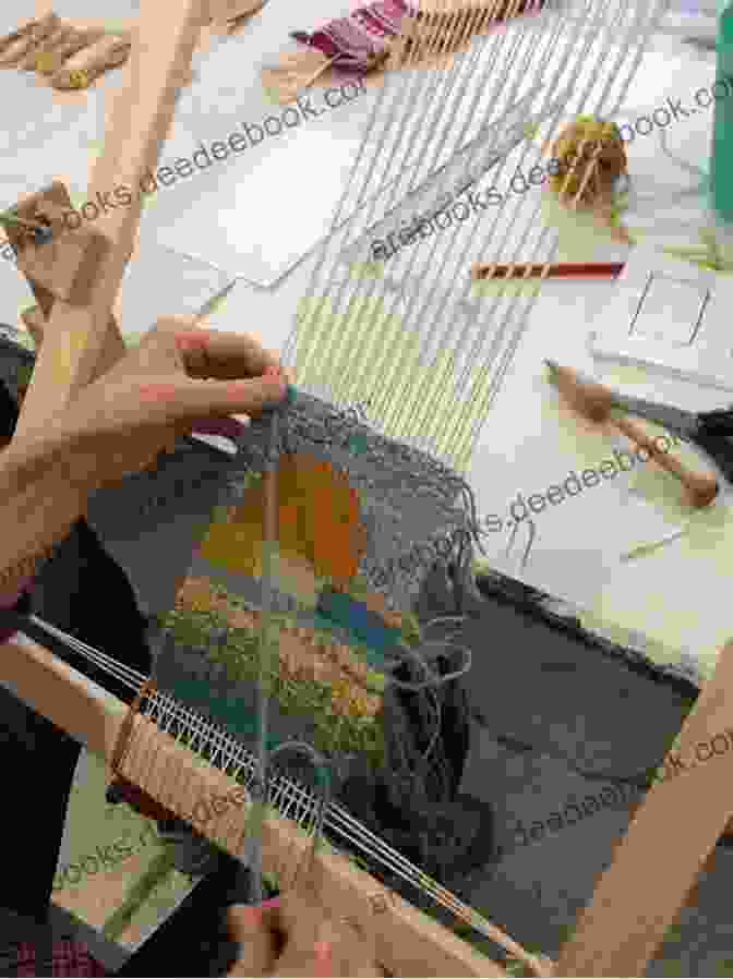 A Woman Weaving A Traditional Tapestry On A Loom ArteMorbida Textile Arts Magazine 04 2024 EN: July 2024 N 04