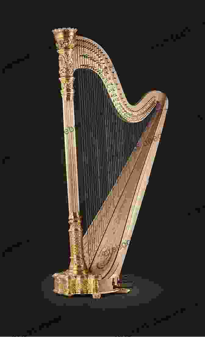 An Antique Scottish Harp With Intricate Carvings And A Beautiful Golden Finish Traditional FOLK HARP Music Of Scotland (Good Old Tunes Harp Music)