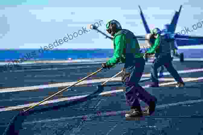 Arresting Hook Engagement: The Aircraft's Hook Catching The Arresting Wire On The Flight Deck The Carrier Landing Pattern For Naval Aviators