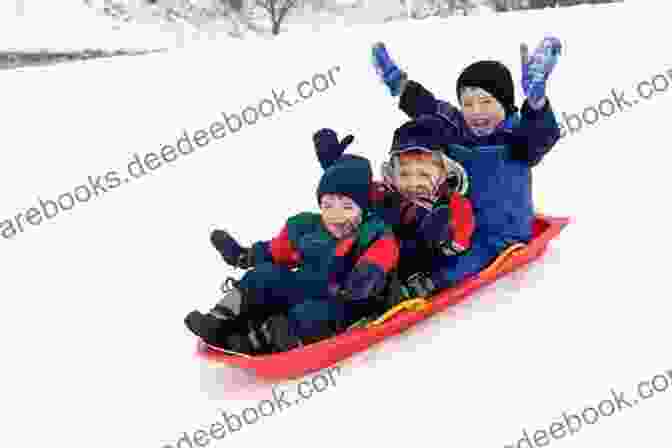 Children Sledding Down A Snowy Hill Learning About Winter With Children S Literature (Learning About )