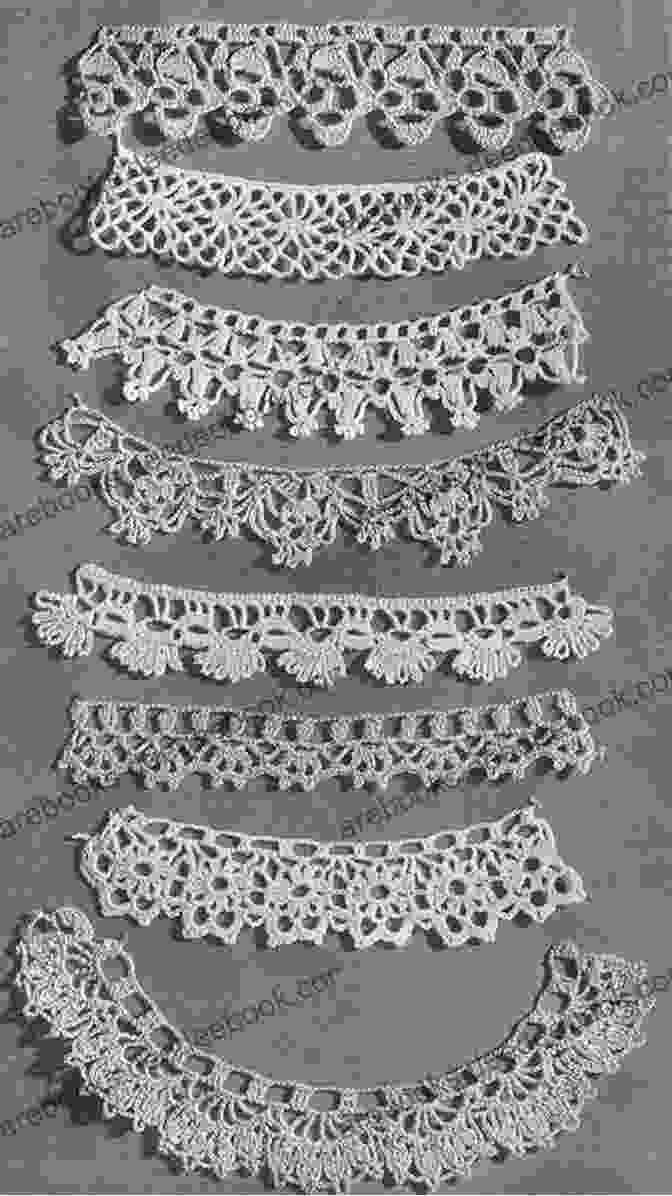 Daisy Lace Edging 12 Vintage Crochet Edgings And Trims A Collection Of Crochet Borders And Edgings