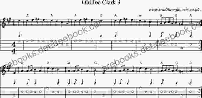 Old Joe Clark Tablature Southern Mountain Banjo: 16 Classic Melodies Arranged For Beginning Intermediate Advanced Clawhammer Banjo