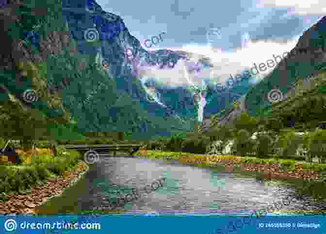 Panoramic View Of The Sognefjord With Majestic Mountains And Serene Waters On The Edge Of The Fjord