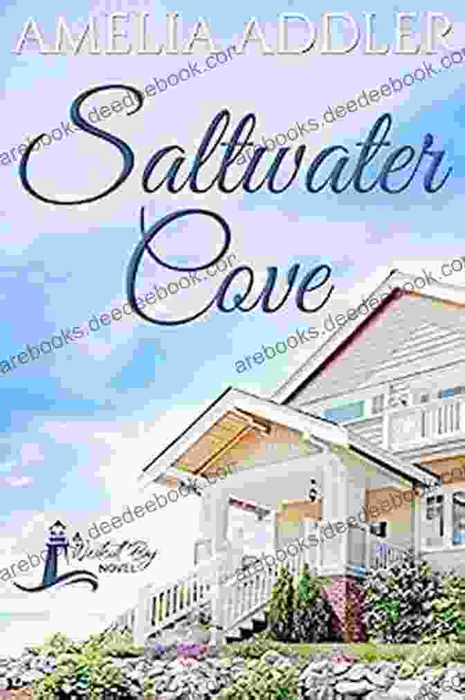 Saltwater Cove Novel Cover Featuring A Woman Standing On A Dock Overlooking A Tranquil Bay At Sunset. Saltwater Cove (Westcott Bay Novel 1)