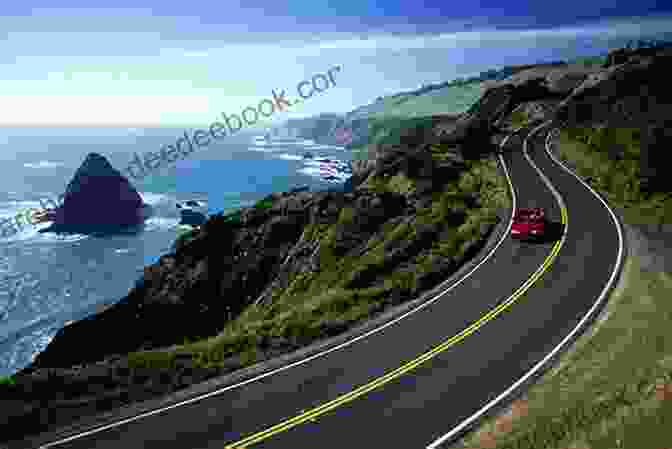 Vibrant Colored Car Driving Along A Scenic Coastal Road The Colored Car (Great Lakes Series)